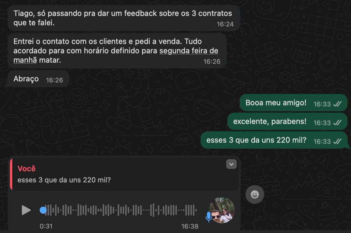 Depoimento Marcelo Medeiros: 3 contratos fechados que somam cerca de R$220 mil